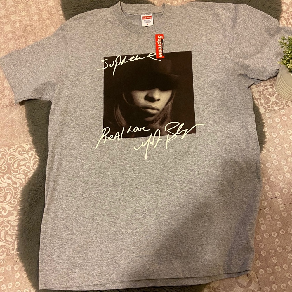 Supreme | Mary J. Blige Tee Grey